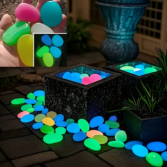 31pcs Piedras Luminosas Extra Grandes – Decoración de Jardín y Acuario