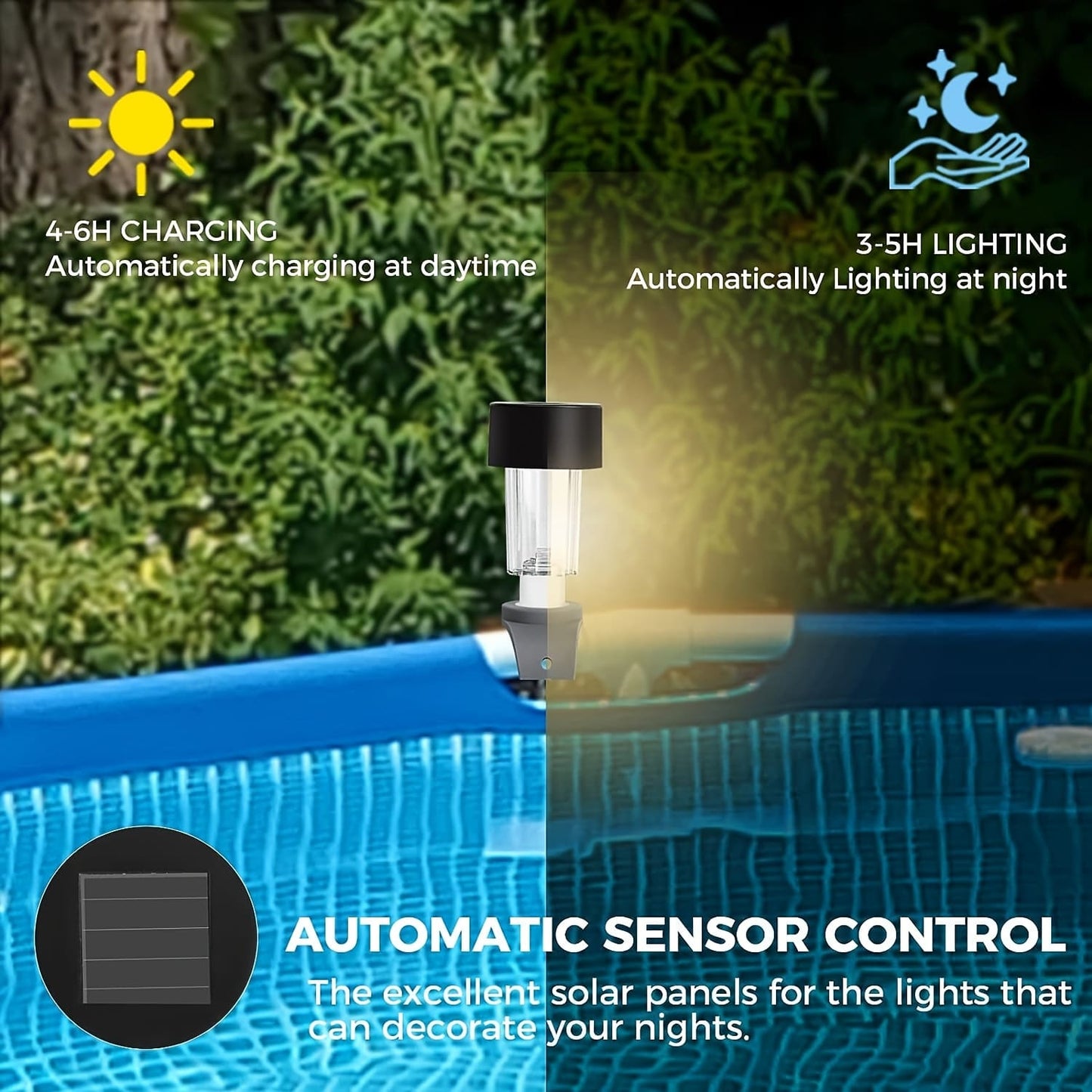 Lámpara Solar LED de Césped