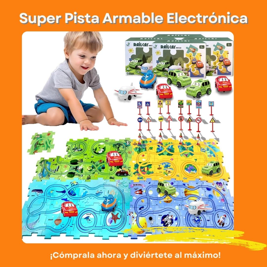 SUPER PISTA ARMABLE ELECTRÓNICA