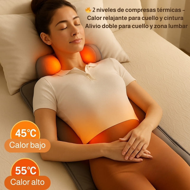 Colchón inteligente para masajear el cuello, la espalda y la cintura – 🧘♀️✨ Lujo al alcance de tu mano