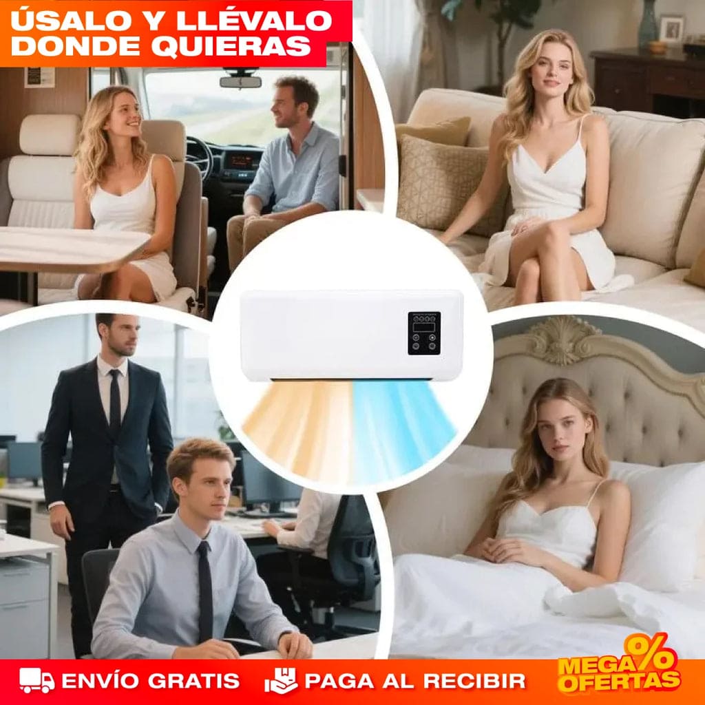 AIRE ACONDICIONADO PORTÁTIL SIN CONDUCTOS✔️