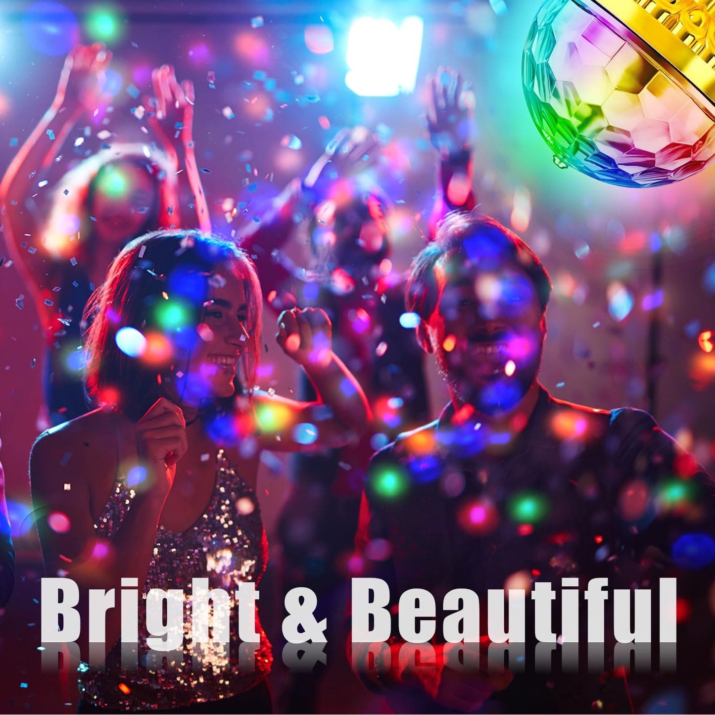 Bombilla Giratoria Colorful Disco™️