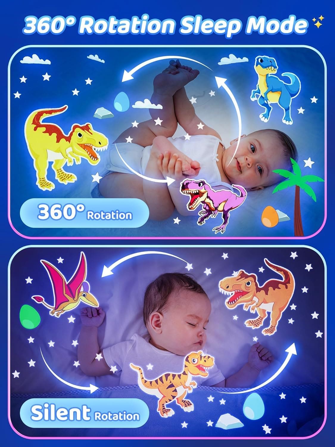 Proyectore Estelare 360° – Luz Nocturna Infantil LED con Rotación
