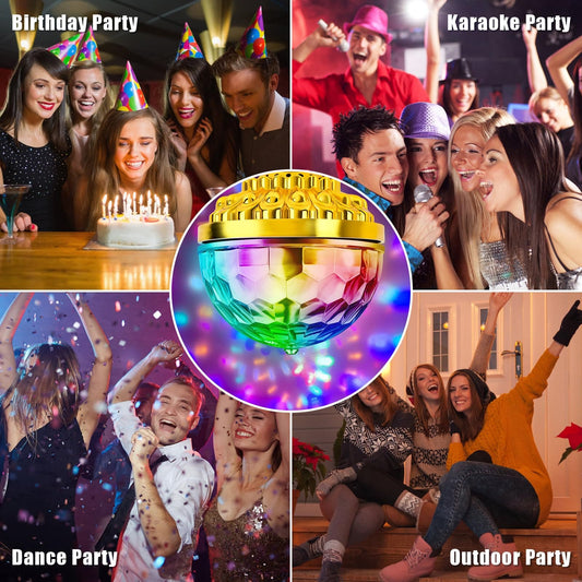 Luz de discoteca portátil para fiestas en casa