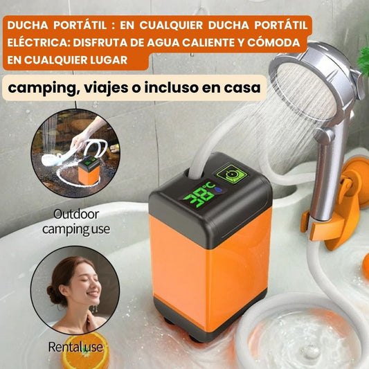 🚿 Ducha Eléctrica Portátil para Exteriores – Libertad y Confort en Cualquier Lugar