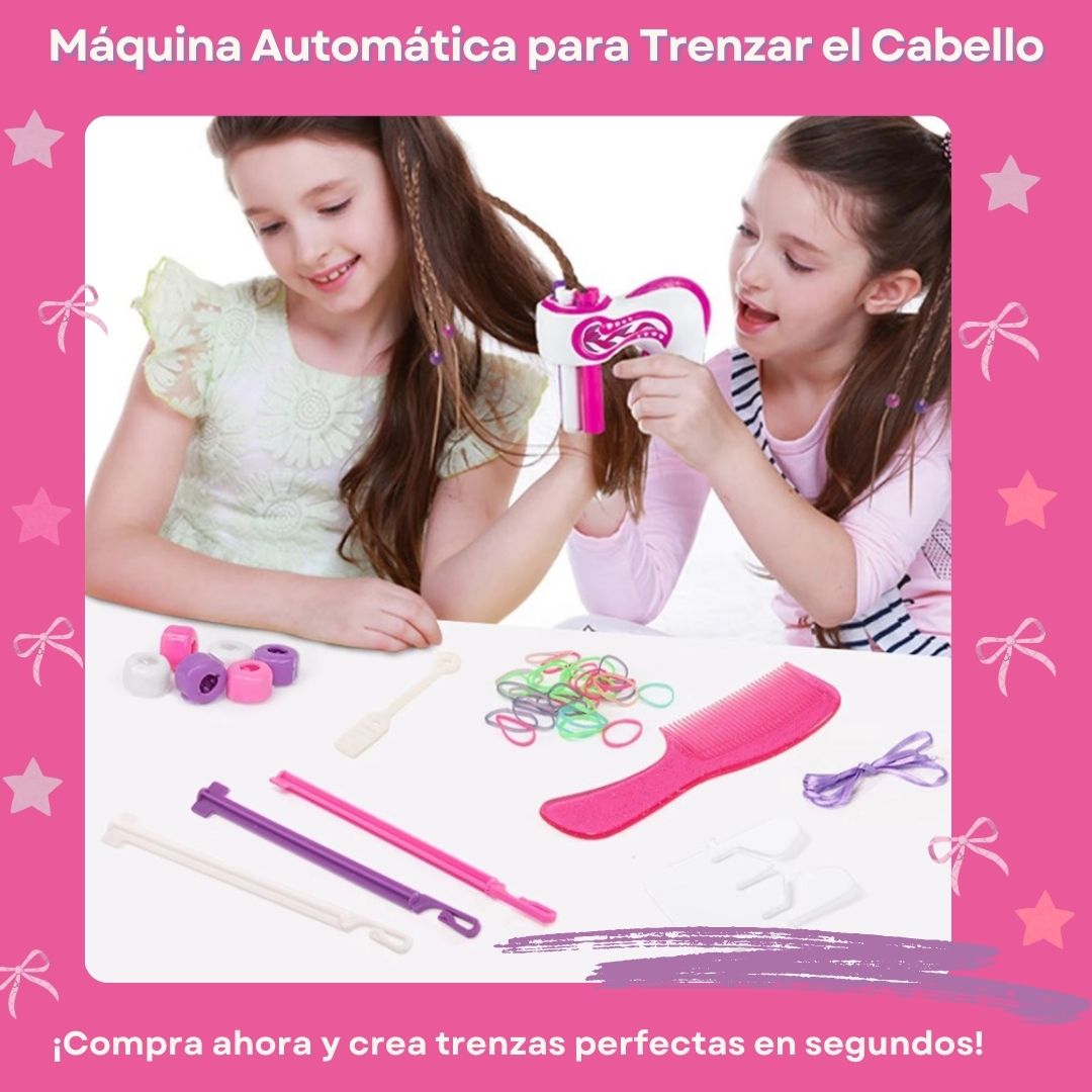 Máquina automática para trenzar el cabello  ¡Crea peinados en segundos!
