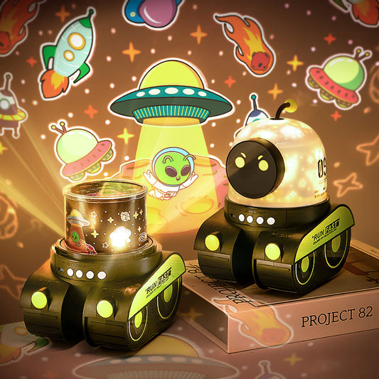 2 Proyectores Estelares 360° – Luz Nocturna Infantil LED con Rotación