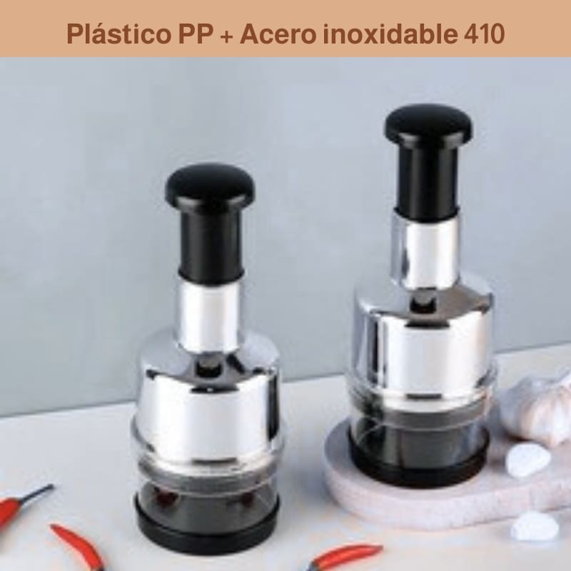 🔪🥦 Prensador manual multifuncional de ajo y verduras – 🌟 Rendimiento eficiente y diseño moderno 🏡 para tu cocina