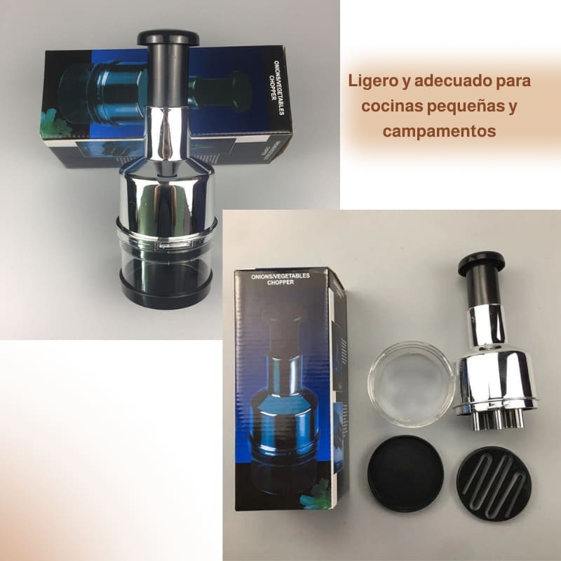 🔪🥦 Prensador manual multifuncional de ajo y verduras – 🌟 Rendimiento eficiente y diseño moderno 🏡 para tu cocina