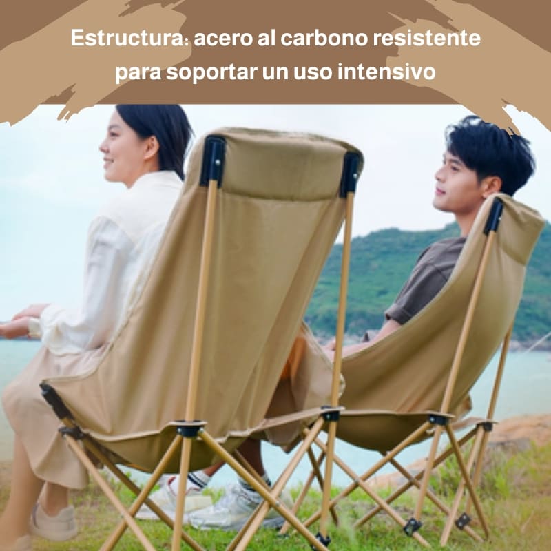🪑 Silla de camping de lujo – diseño multiposición para una comodidad inigualable en cualquier lugar 🌄