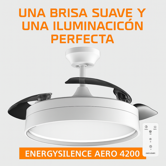 Energysilence Aero 4200 Ventilador de techo con iluminación LED