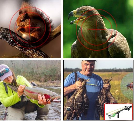 Tirachinas Telescópico de Alta Precisión con Láser